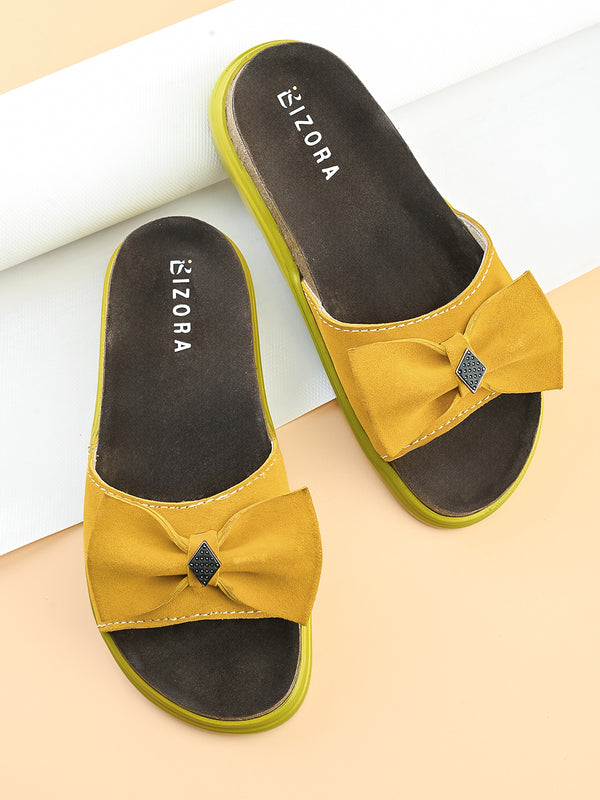 Bizora BellaCharm Bow sandals  – Grace in Every Step