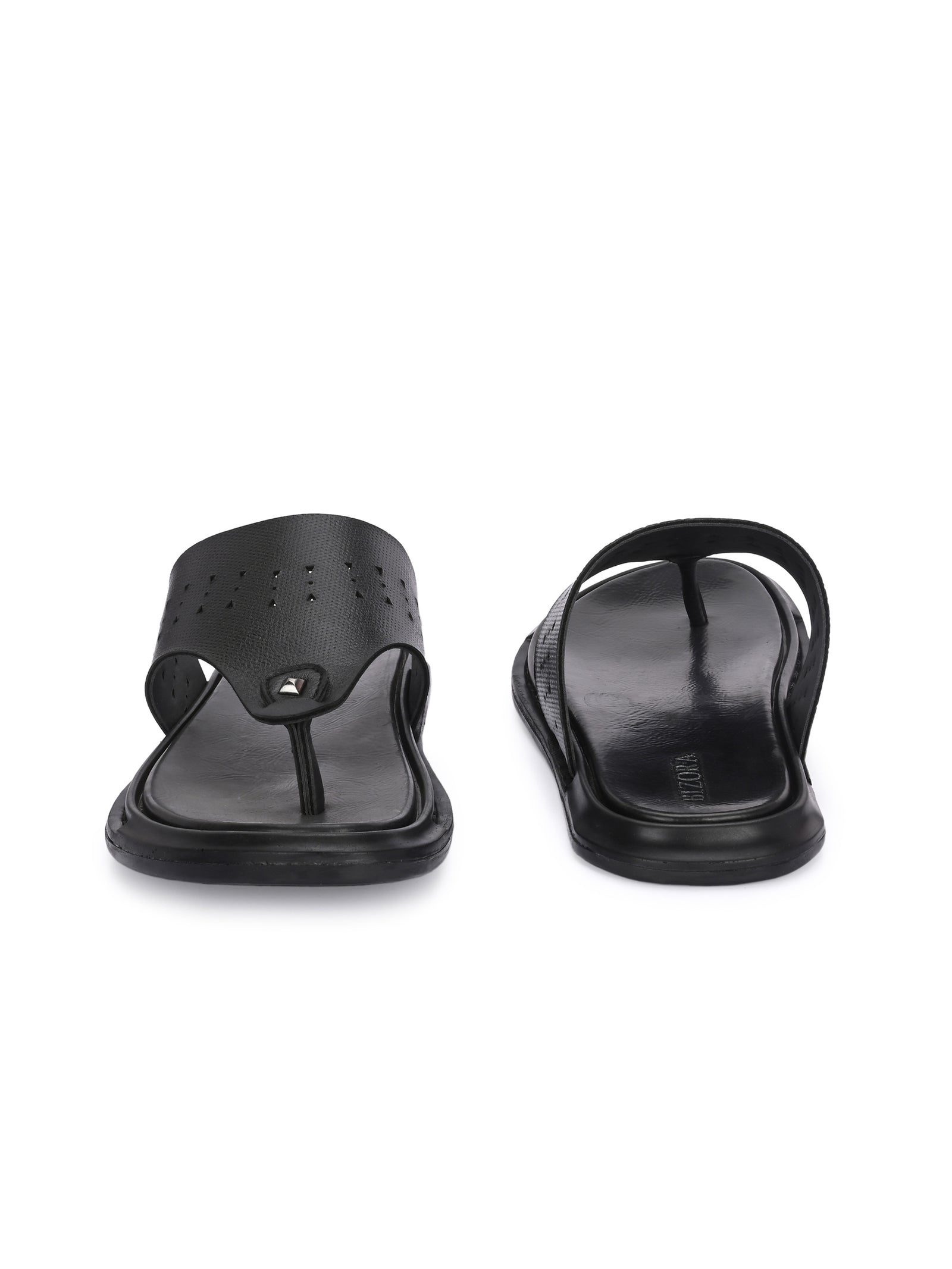 Men Black v-shape slipper (B-13)