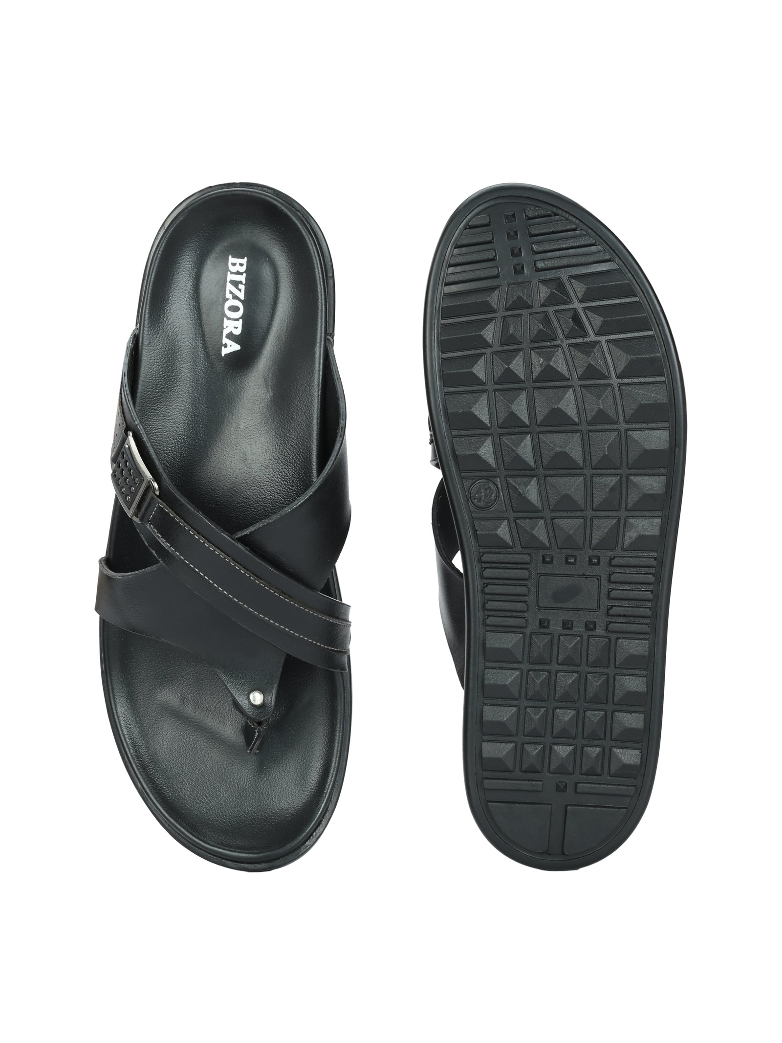 Men Black Slipper (L-5)