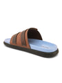 Men Blue Square Designed Trendy And Exclusive Soft Pad Slipper