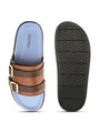 Men Blue Square Designed Trendy And Exclusive Soft Pad Slipper