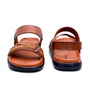 MENS TAN TRENDY SOFT PAD SANDAL (T-2)