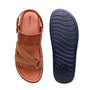 MENS TAN TRENDY SOFT PAD SANDAL (T-2)