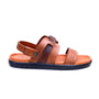 MENS TAN SUPER SOFT PAD STRETCHABLE BACK STRAP SANDAL (T-3)