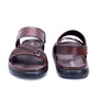 MENS BROWN TRENDY SOFT PAD SANDAL (T-2)