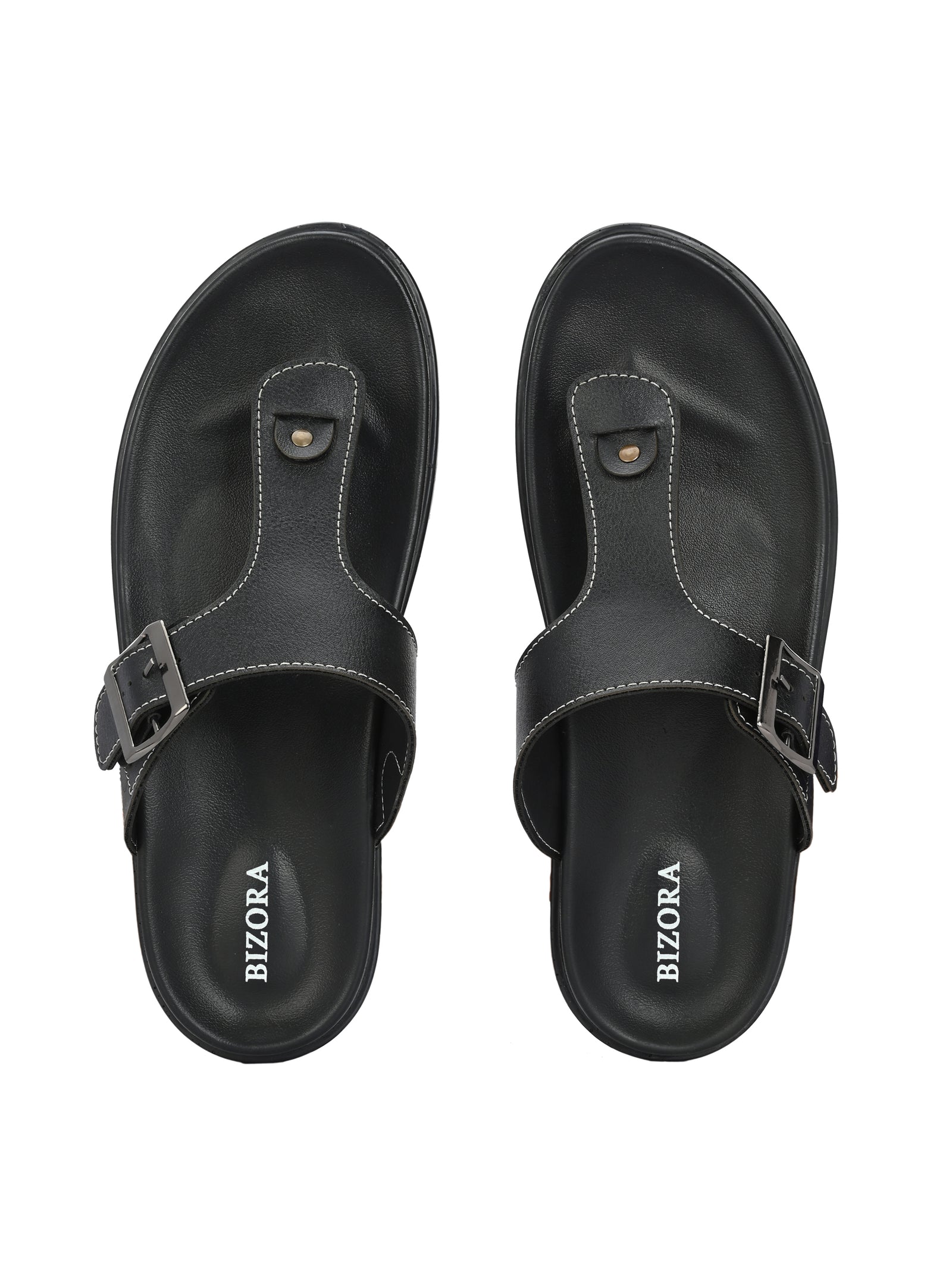 Men's black slipper