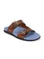 MEN'S BLUE ADJUSTABLE STRAP SLIPPER (Z2)