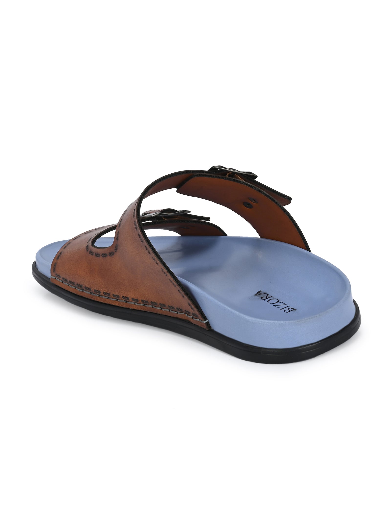 MEN'S BLUE ADJUSTABLE STRAP SLIPPER (Z2)