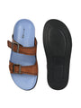 MEN'S BLUE ADJUSTABLE STRAP SLIPPER (Z2)