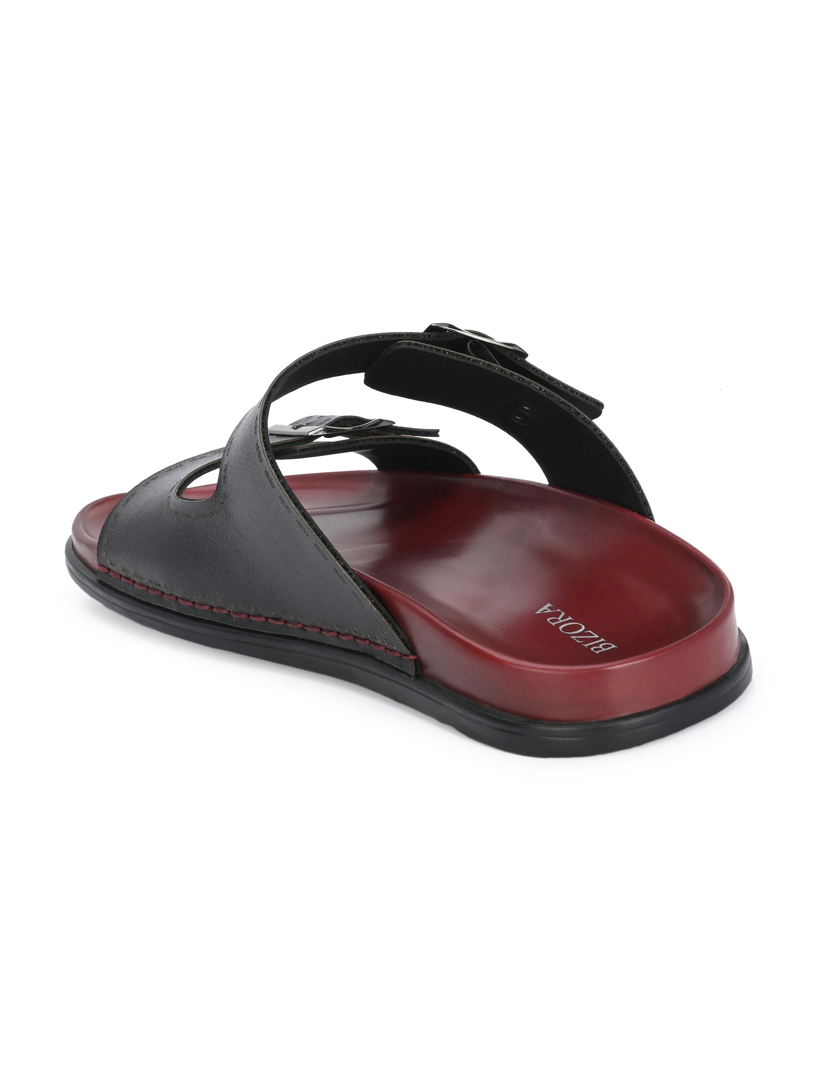 MEN'S CHERRY ADJUSTABLE STRAP SLIPPER (Z2)