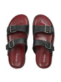 MEN'S CHERRY ADJUSTABLE STRAP SLIPPER (Z2)