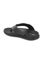 Men black v-shape slipper with buckle look (L7)