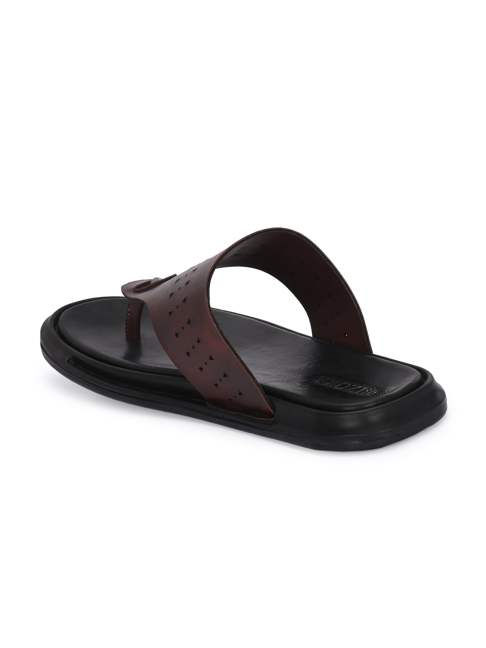 Men Brown v-shape slipper (B-13)