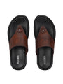 Men Brown v-shape slipper (B-13)