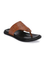 Men Tan v-shape slipper (B-13)