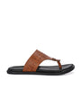 Men Tan v-shape slipper (B-13)