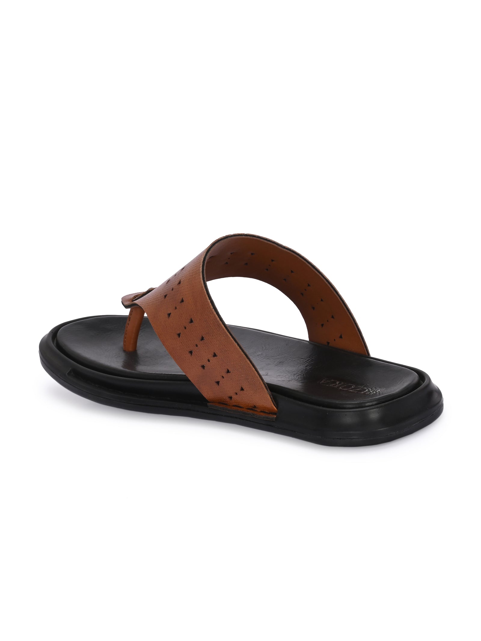 Men Tan v-shape slipper (B-13)