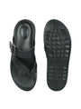 Mens  black adjustable strip slipper (L-2)