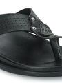 Men Black V-Shape Slipper