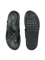 Men Black V-Shape Slipper