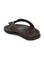 Men Brown V-Shape Slipper