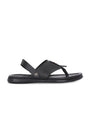 Men black v-shape slipper + sandal (R01)