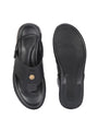 Men black v-shape slipper + sandal (R01)