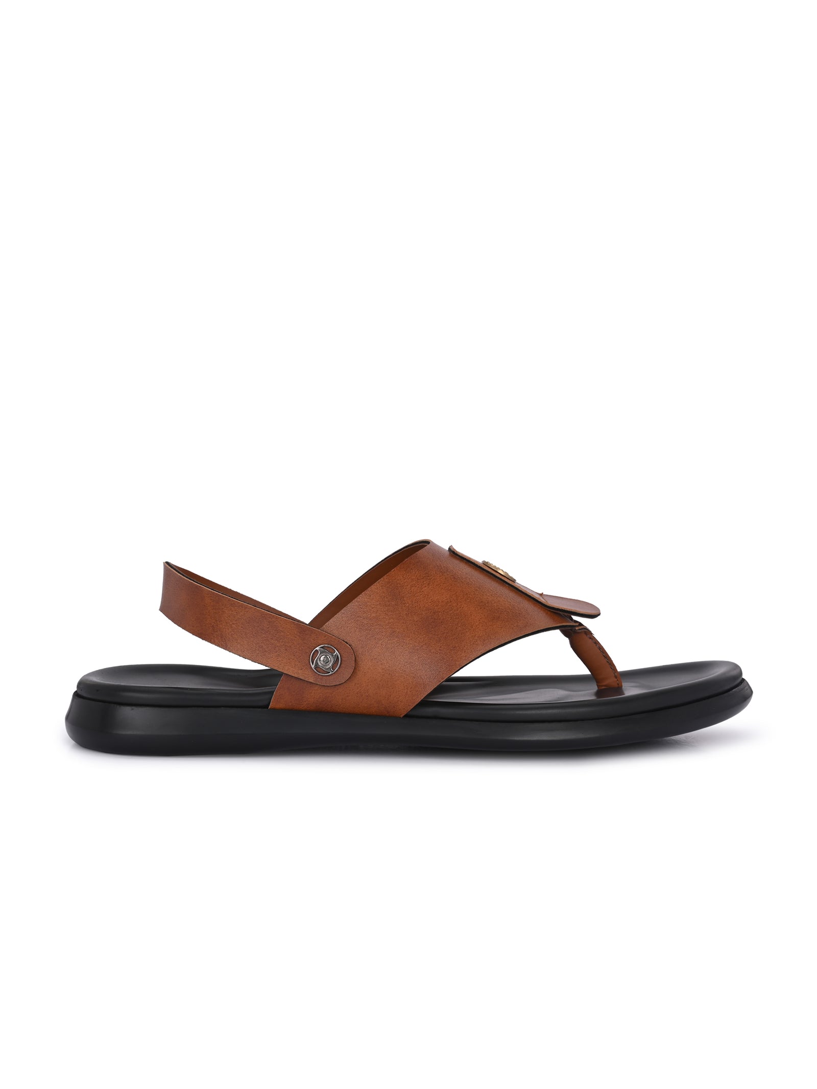 Men tan v-shape slipper + sandal (R01)