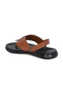 Men tan v-shape slipper + sandal (R01)