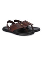 Men brown v-shape slipper + sandal (R01)